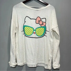 Forever 21 Hello Kitty confetti long sleeve too Size Medium